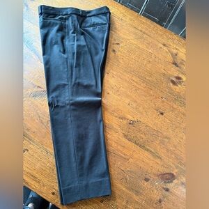 Banana Republic Black Sloan Fit Dress Pants with inside Red Trim